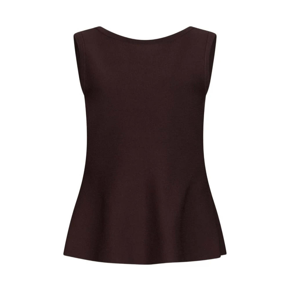 Liu Jo Damen Braun - Top Mit Cut-Out-Detail - Tops - M