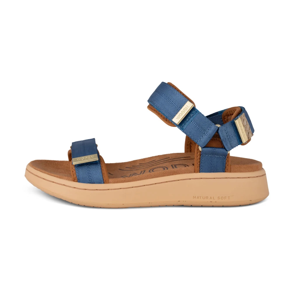 Woden, Damen, Sandalen, Line, Blau, (40) - Bild 4