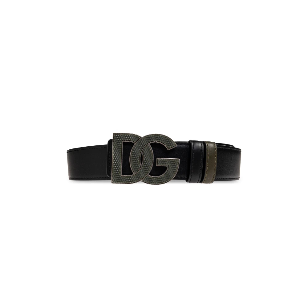 Dolce & Gabbana Herren Schwarz - Wende-Gürtel - Accessories - K - 110 Cm