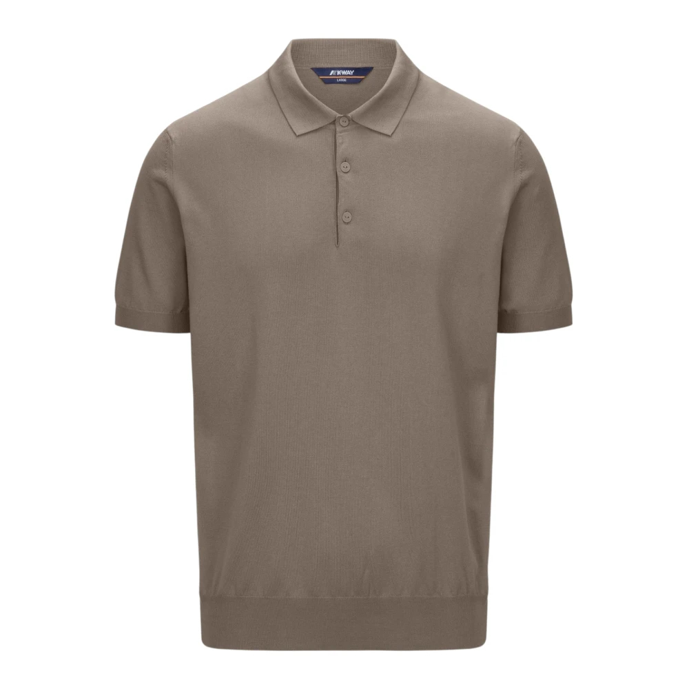 K-Way Herren Beige - Polo S/S Mod.pleyne - Tops - M