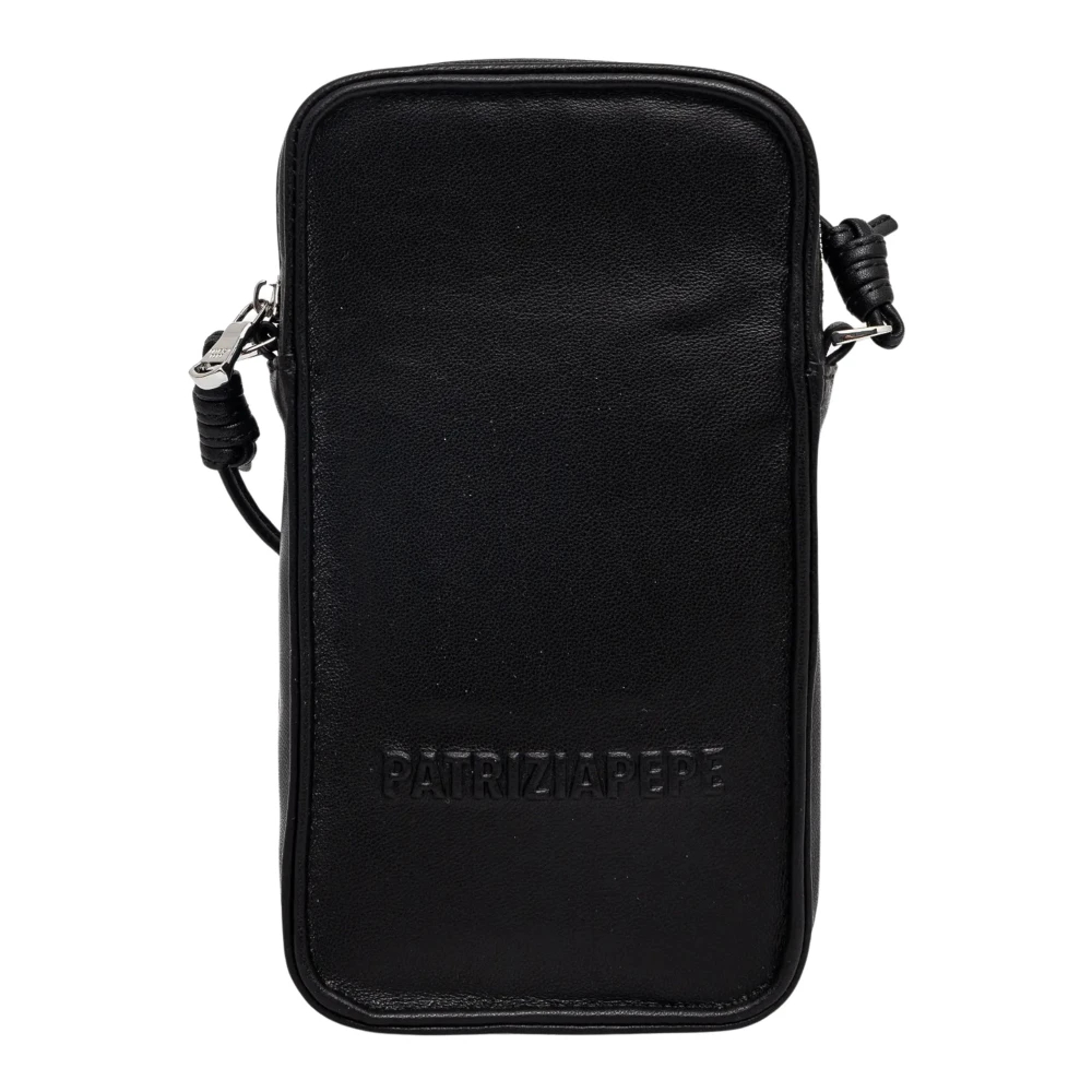 Patrizia Pepe Damen Schwarz - Mini Phone Bag - Bags - K - One Size