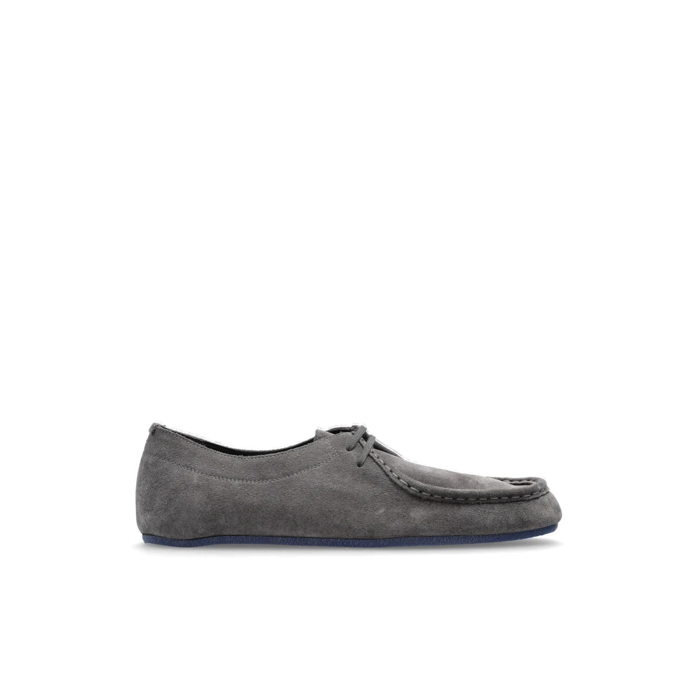 Jil Sander Herren Grau - Wildleder Schnürschuhe - Shoes - 39 Eu