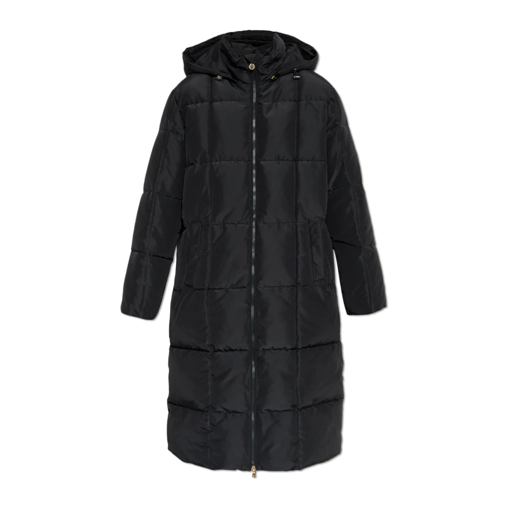 Emporio Armani Ea7 Damen Schwarz - Gepolsterter Steppmantel - Coats - K - S