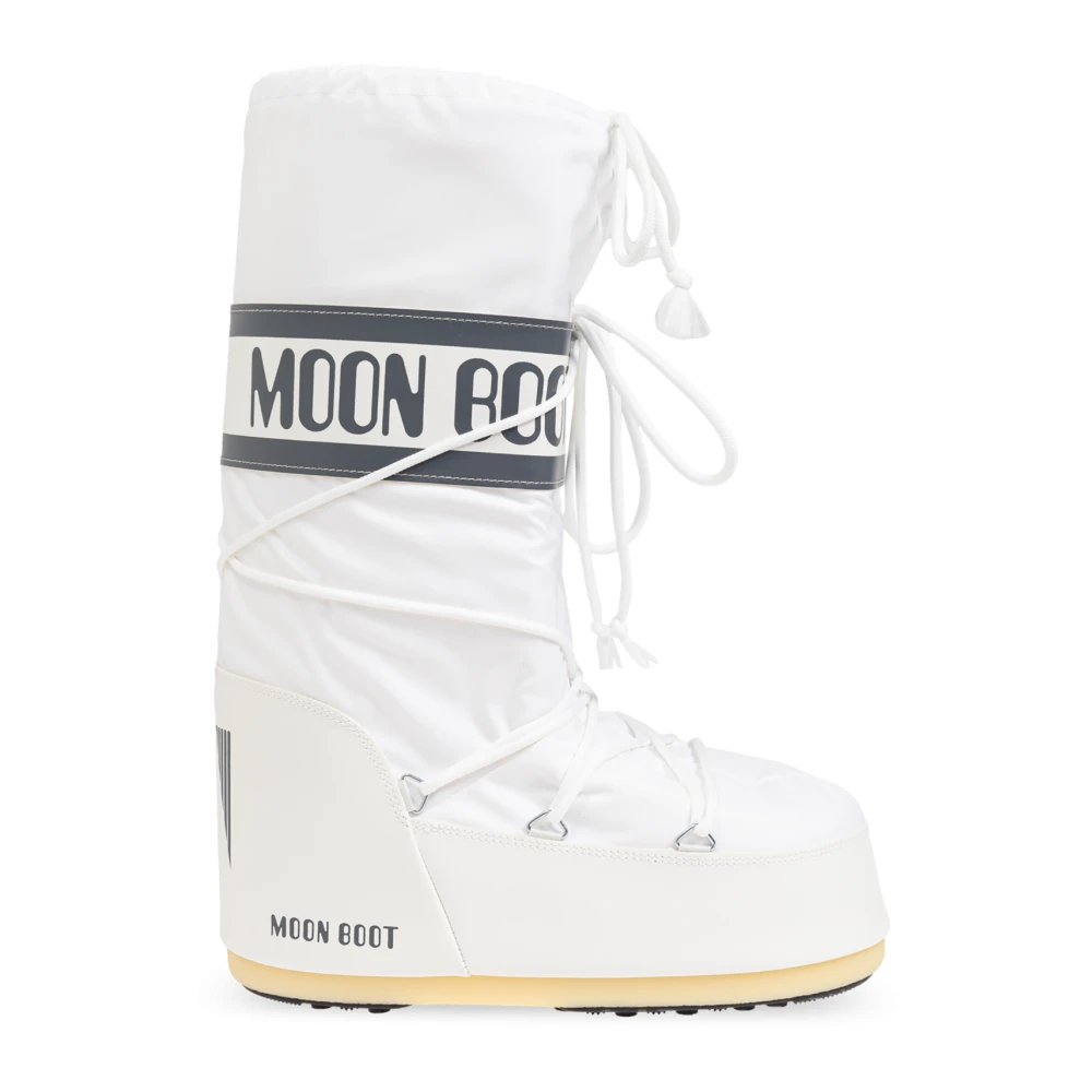 Moon Boot Unisex Blanc Après-Ski Nylon Icon - Bild 15