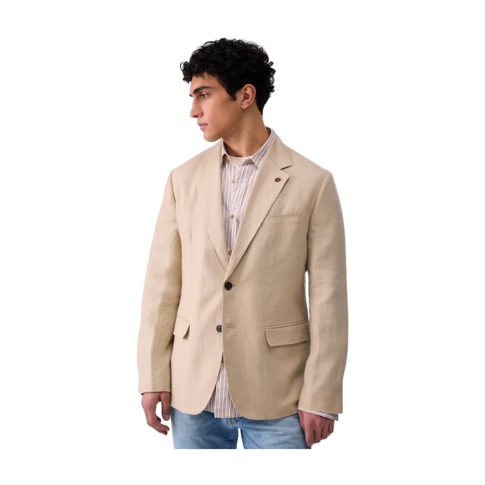 Liu Jo Herren Beige - Leinenblazer - Jackets - 2XL