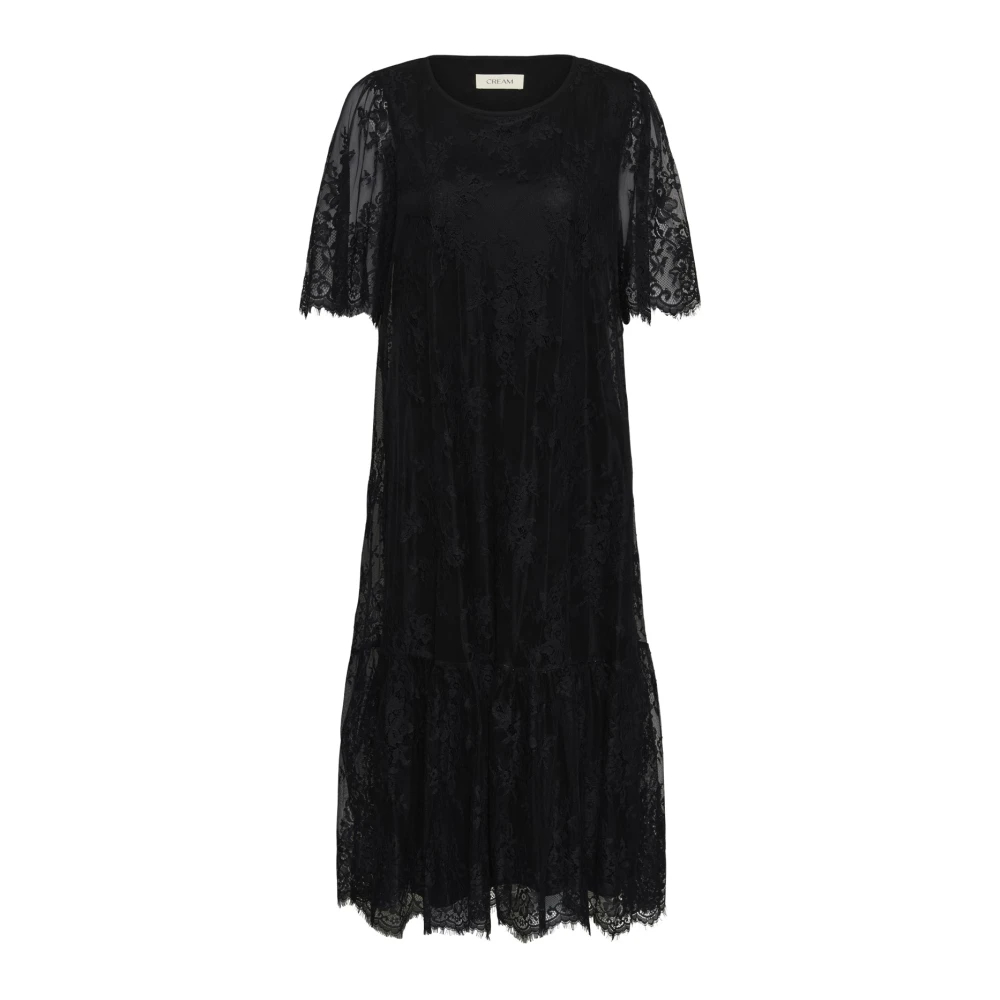 Cream Damen Pitch Schwarz Midikleid "Damen Kleid Crmira" erhältlich in Größe von Baur - Bild 4