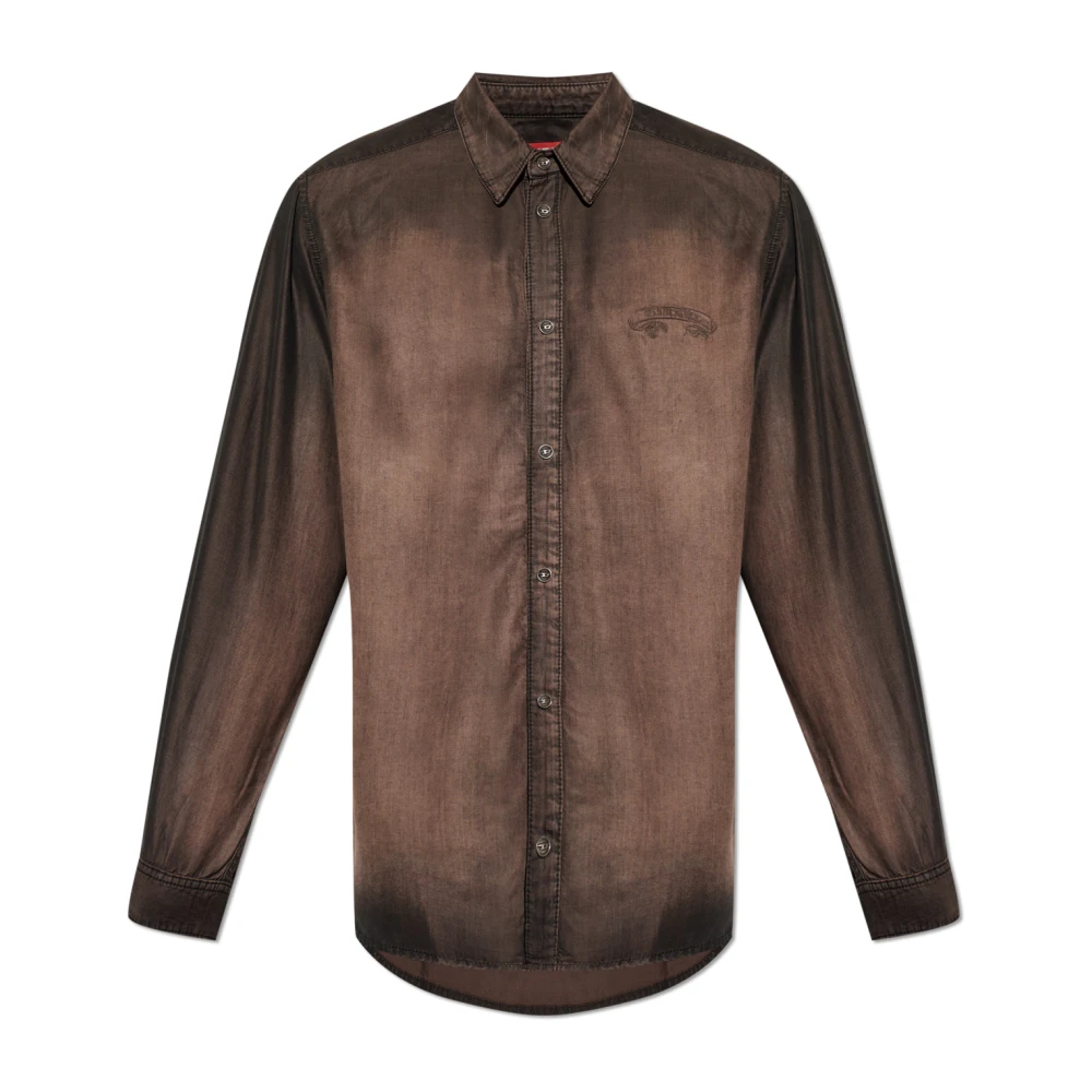 Diesel Herren Braun - D-Simply-S16 Hemd - Shirts - 2XL