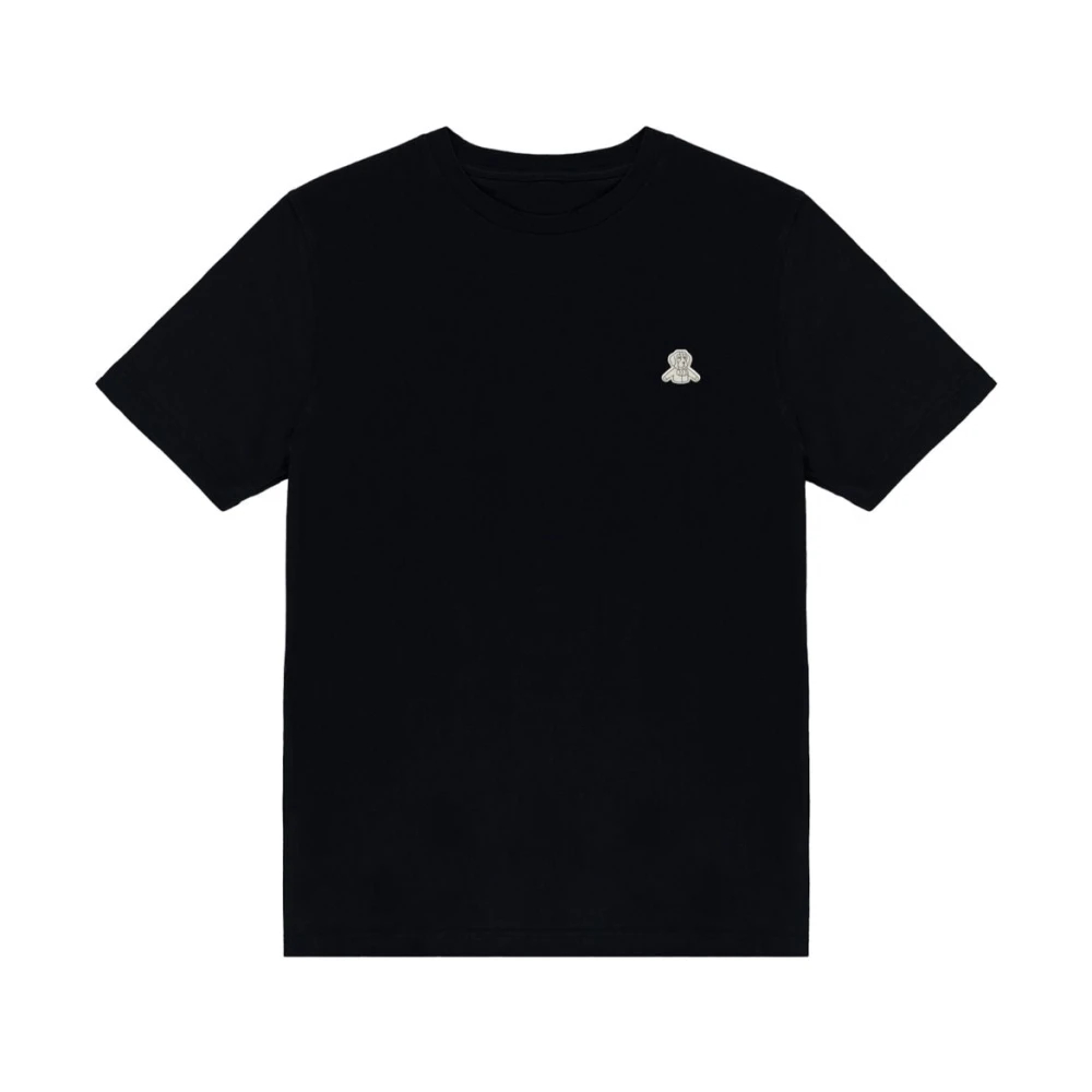 Refrigiwear Herren Schwarz - Es Baumwoll Logo Patch T-Shirt - Tops - K -2Xl