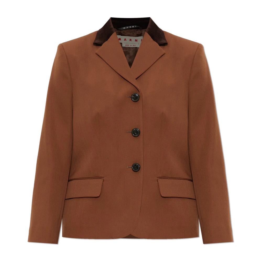 Marni Damen Braun - Wollblazer - Jackets - S