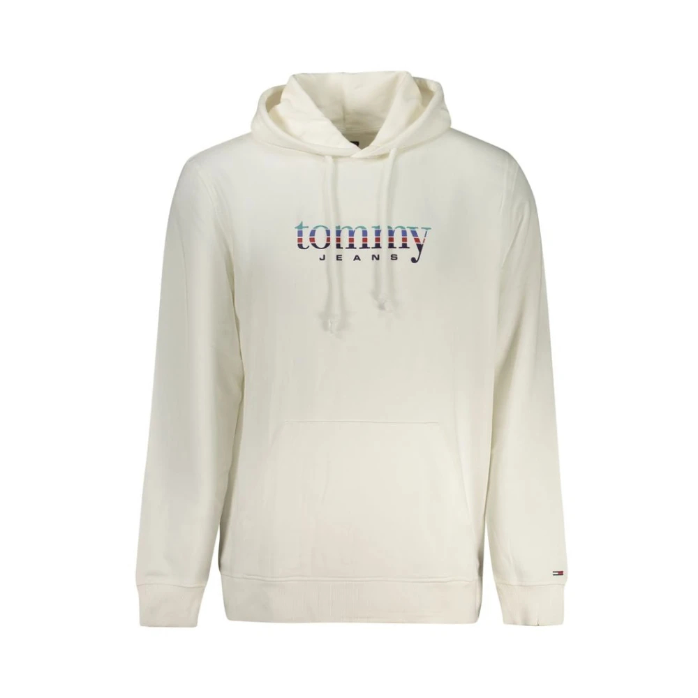 Tommy Jeans, Herren, Pullover, Tjm Reg Entry Dna Play Hood, Mehrfarbig, Weiss, (M) - Bild 4