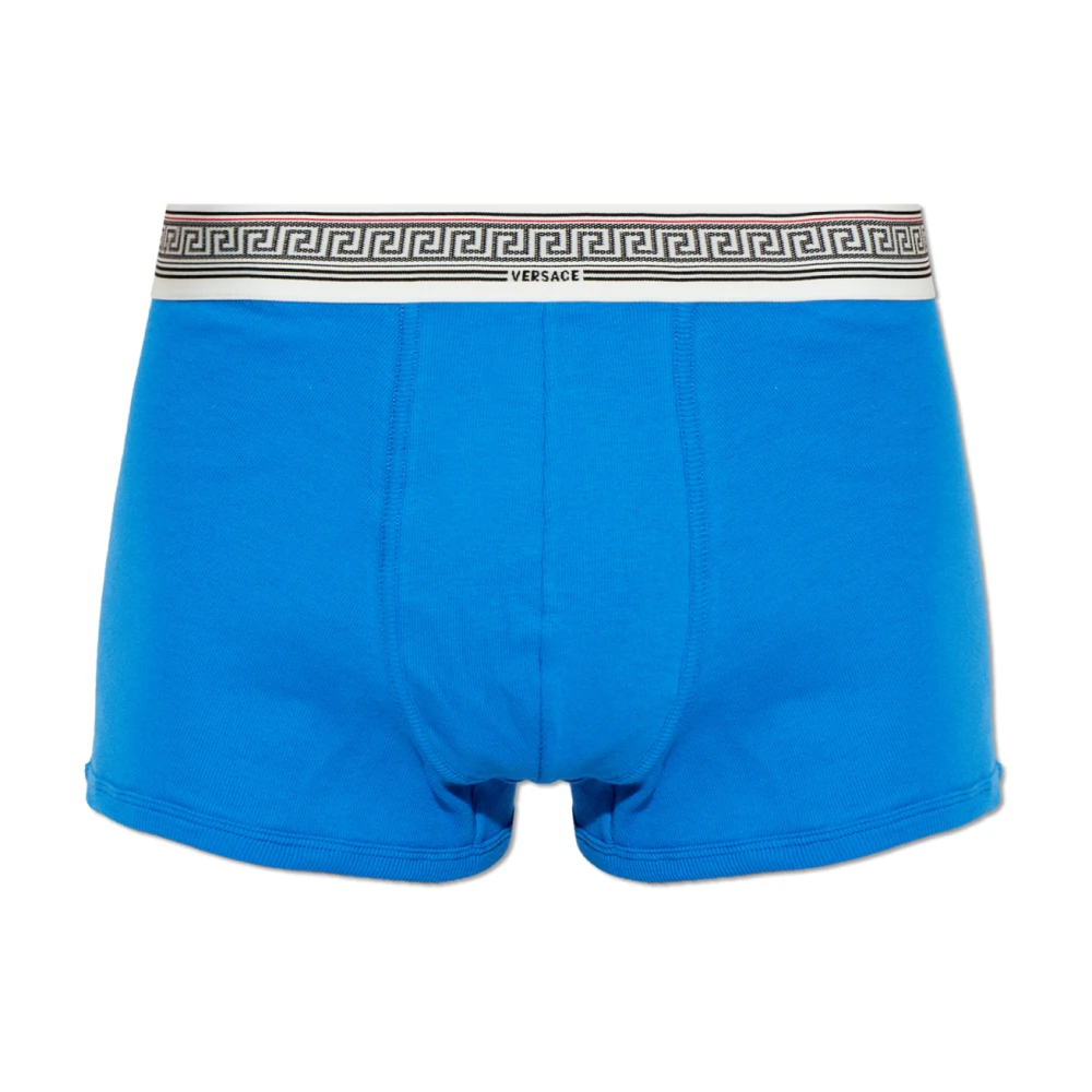 Versace Herren Blau - Baumwoll-Boxershorts - Underwear - Xl