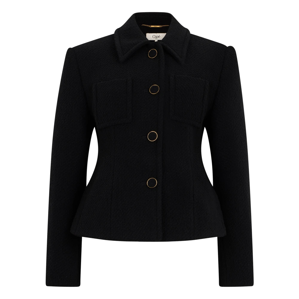 Chloé , Damen, Jacken, Schwarzk, M - Bild 6