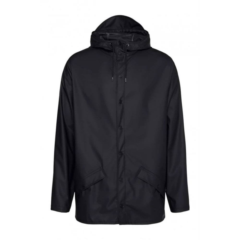 Rains Unisex Schwarz Long Jacket | Rainwear | | S - Bild 13