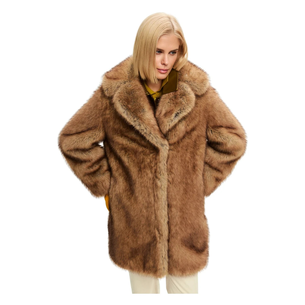 Cesare Gaspari Damen Braun - Faux Fur Shearling Jackets - Jackets - M