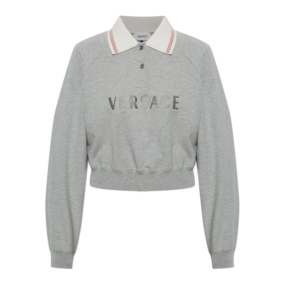 Versace , Damen, Sweatshirts & Hoodies, Grau, S - Bild 3