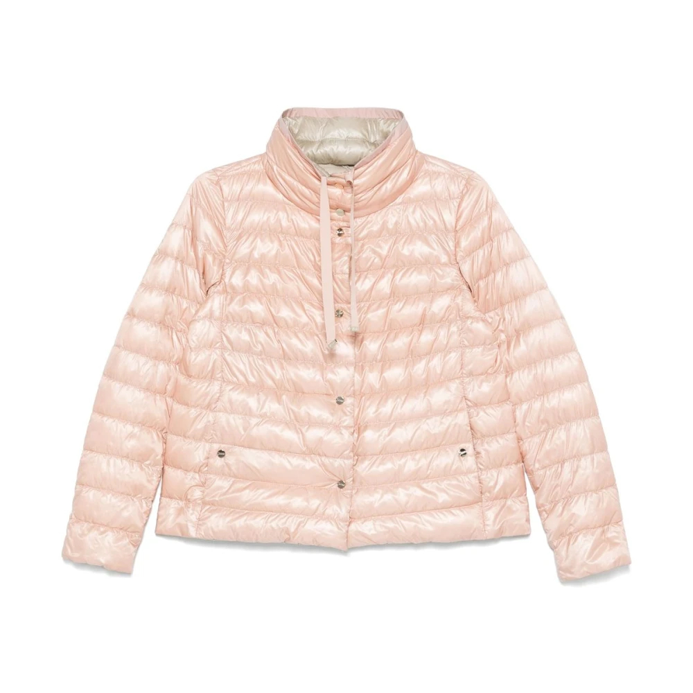 Herno Damen Rosa - Wendbare- Leichte Nylonjacke - Jackets - Xl