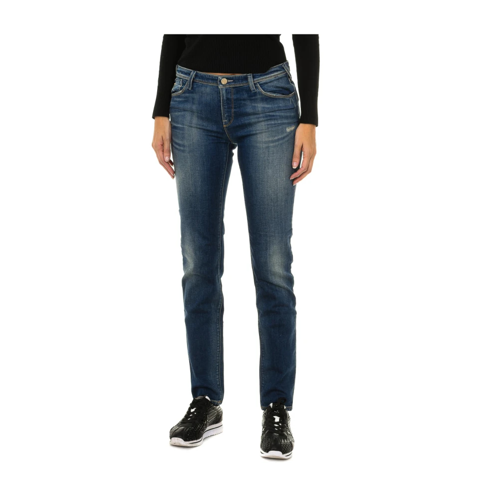Armani Jeans Damen Blau - Verblasste Skinny Jeans - Jeans - W25