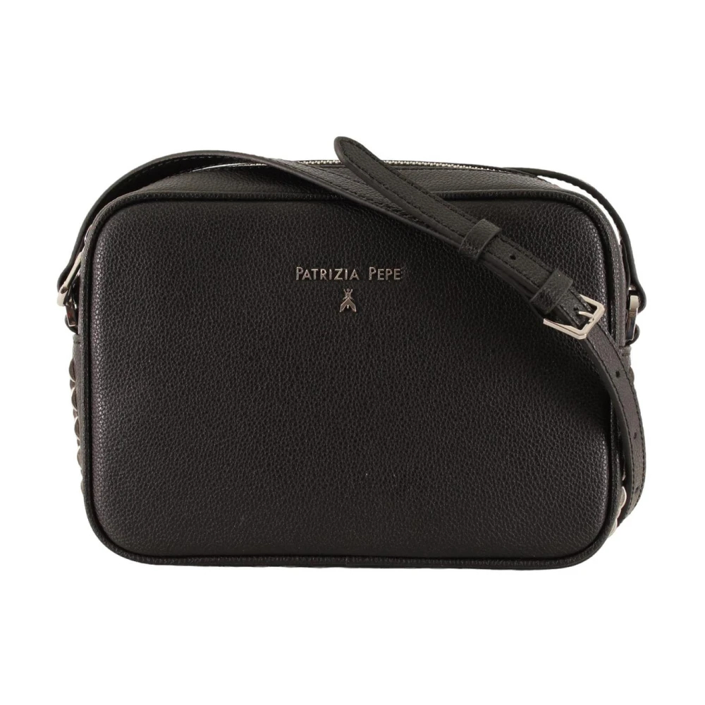 Patrizia Pepe Damen Schwarz - Akabira Crossbody Bag - Bags - K - One Size