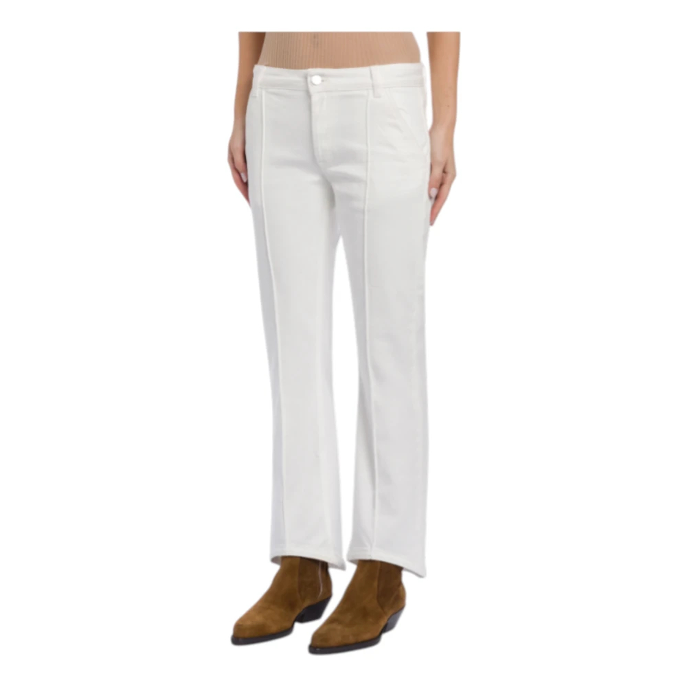 Dondup Damen Weiß - Yasmin Bootcut Jeans - Jeans - W29