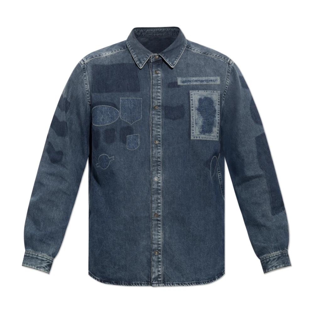 Diesel Herren Blau - D-Simply-S14 Denimhemd - Shirts - Xs