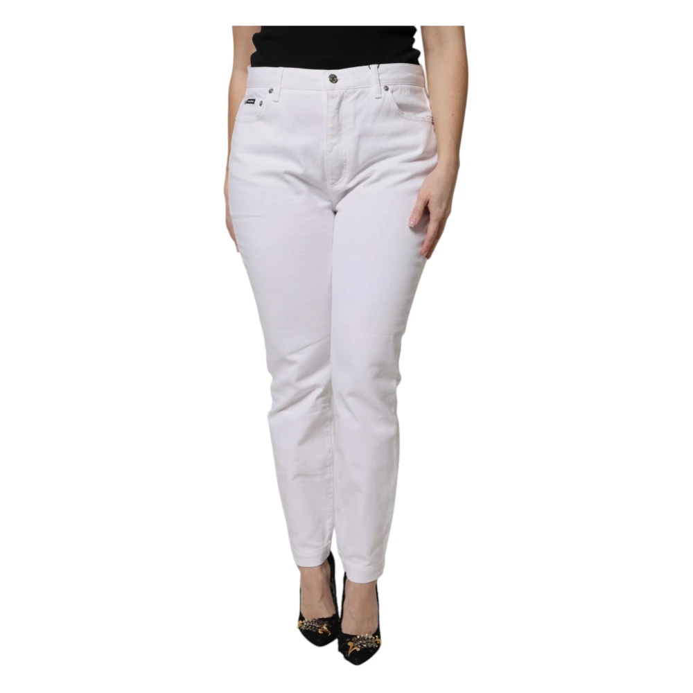 Dolce & Gabbana Damen Weiß - Skinny Denim Jeans - Jeans - 2XL
