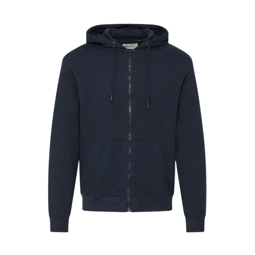 Blend Herren Blau - Zip-Through-Hoodie - Sweatshirts & Hoodies - 2XL