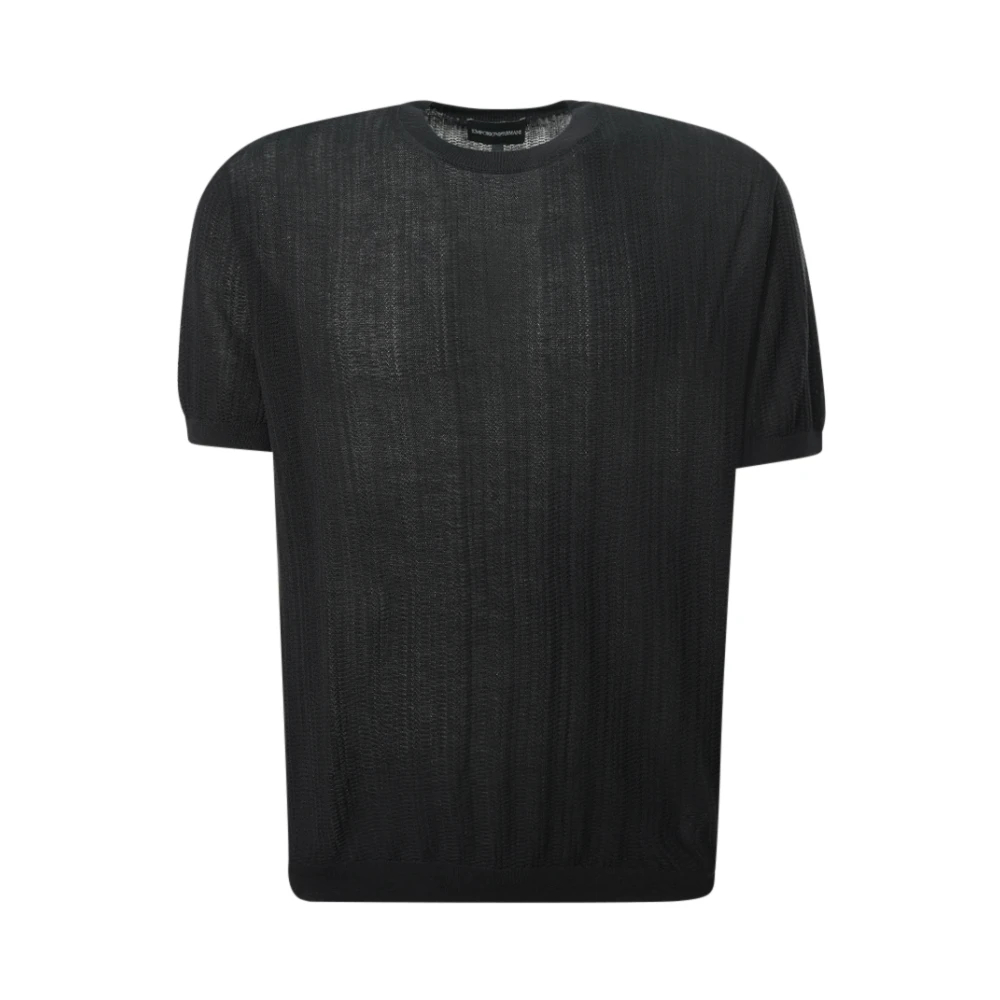Emporio Armani Herren Schwarz - Sweaters - Knitwear - K - L