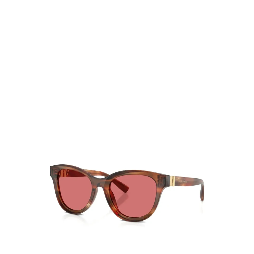 Dolce&Gabbana Damen Rot Frau Sunglass Dg4533 - Rahmenfarbe: Braun Gestreift, Linsenfarbe: - Bild 8