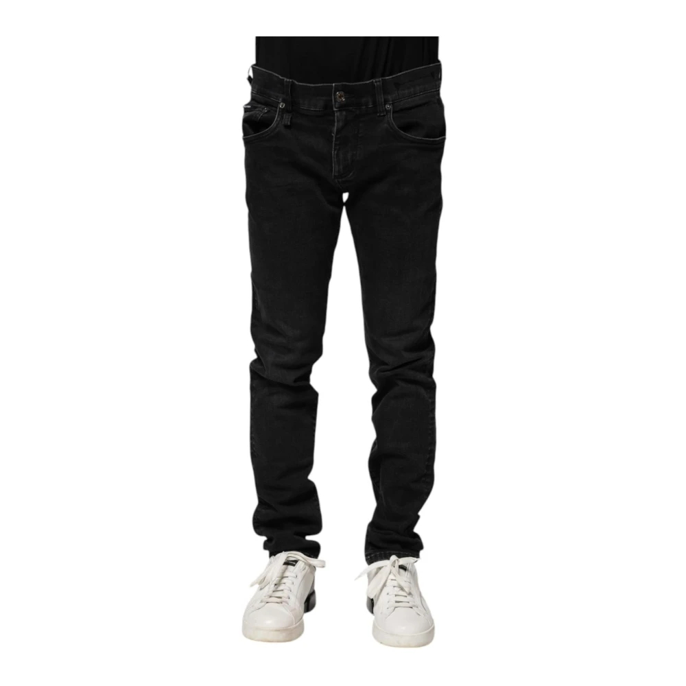 Dolce & Gabbana Herren Schwarz - E Skinny Denim Jeans - Jeans - K - Xs