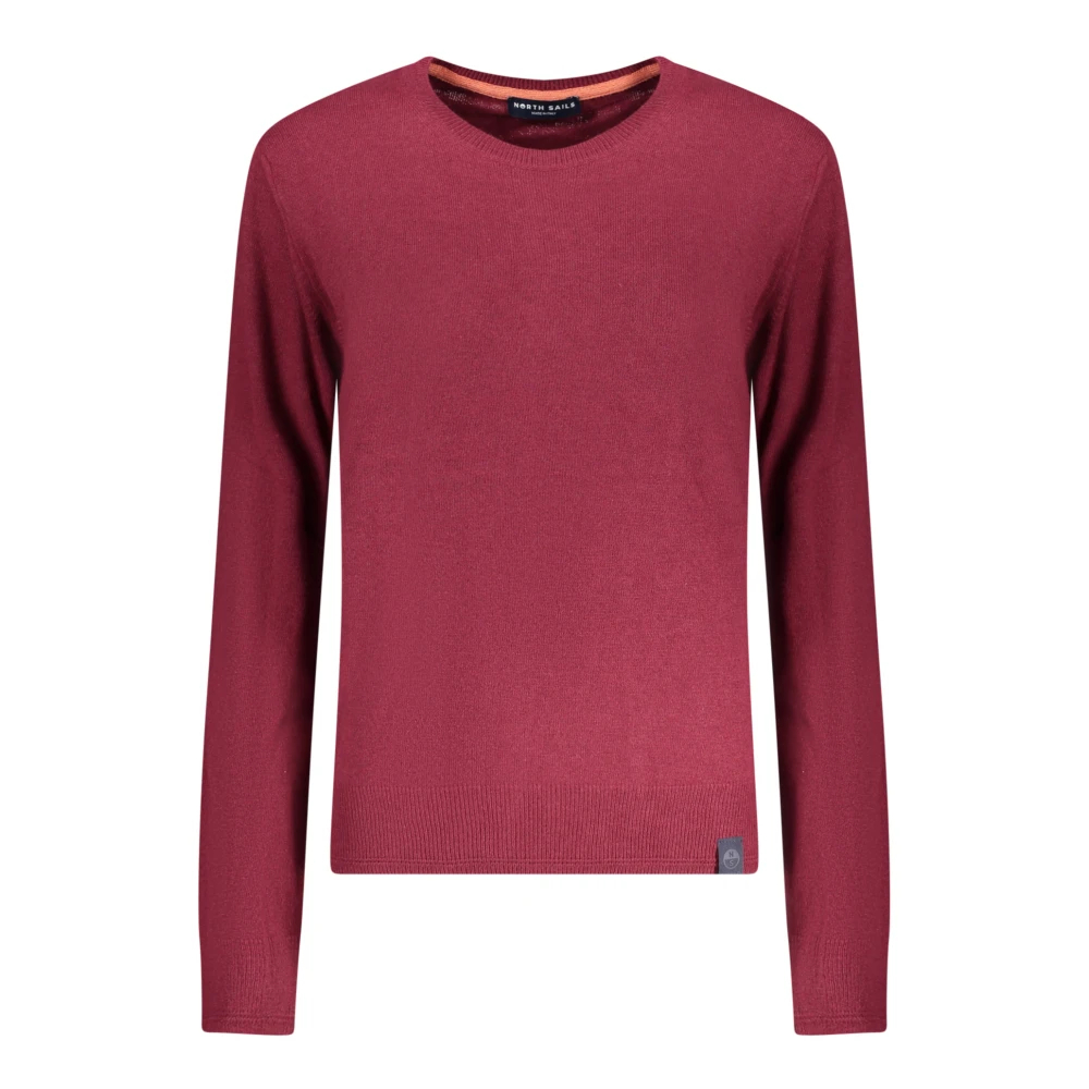 North Sails Damen Dunkelrot Pullover Kaschmirmischung Mit Rundhalsausschnitt Mittel - Bild 6