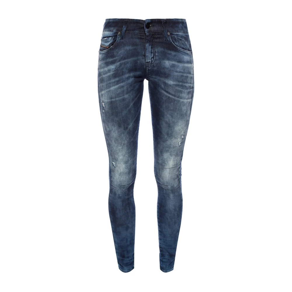Diesel Damen Blau - Slandy Skinny Jeans - Jeans - W24 L32