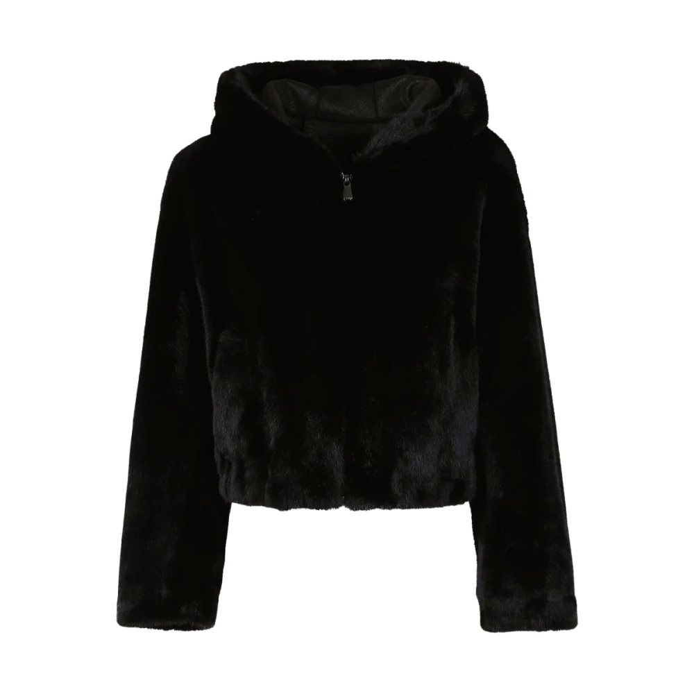 Pinko - Kunstpelz- & Lammfelljacken - Jackets - Damen - Schwarzk - M