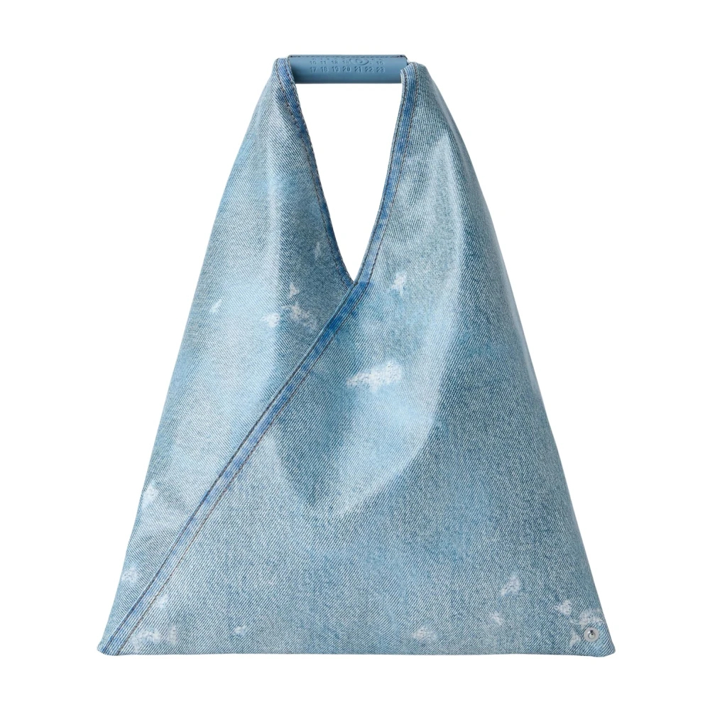 Mm6 Maison Margiela - Kleine Japanische Handtasche - Bags - Damen - Blau - One Size
