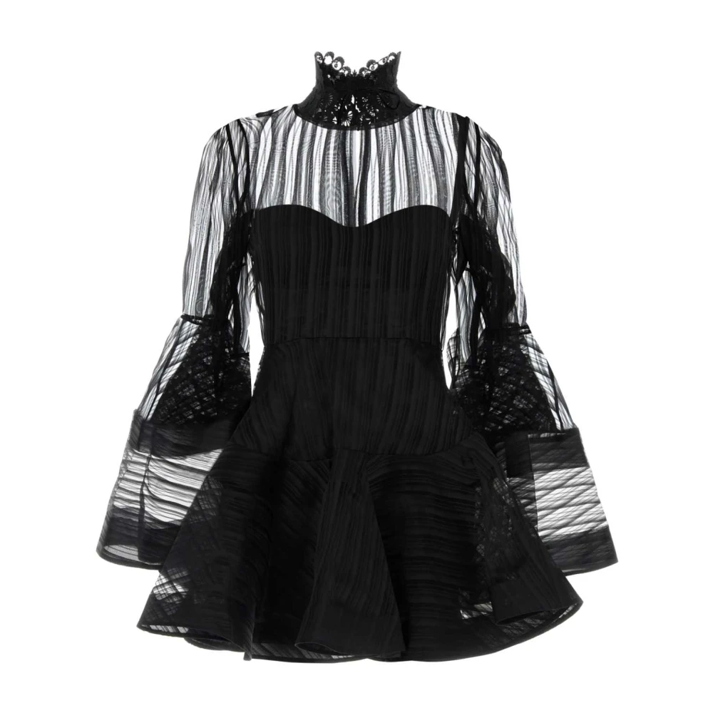 Zimmermann - Valiant Lantern Mini Kleid - Dresses - Damen - Schwarzk - S - Bild 3