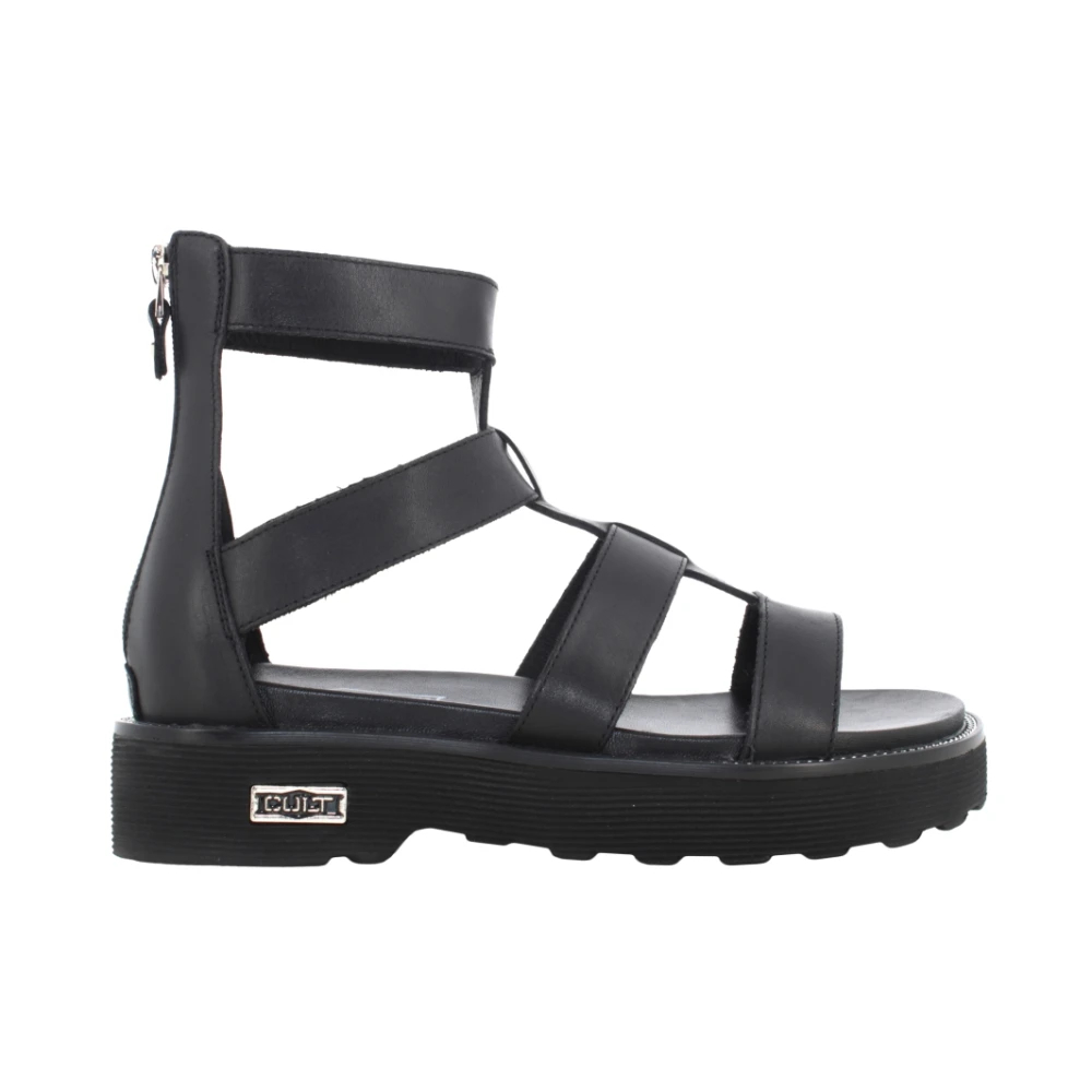 Cult Damen Schwarz - Ziggy Leder Sandalen - Shoes - K -36 Eu