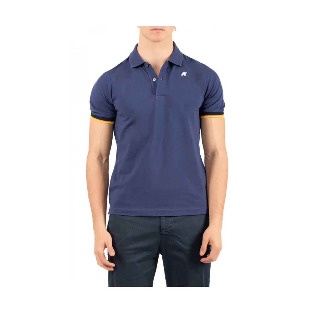 K-Way Herren Blau - Stylische Polo-Jacke - Tops - Xl