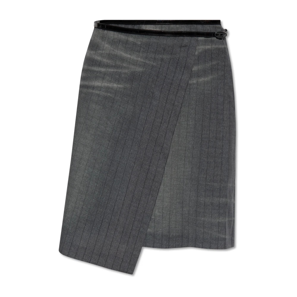 Diesel Damen Grau - O-Kessy Wrap Skirt - Skirts - S