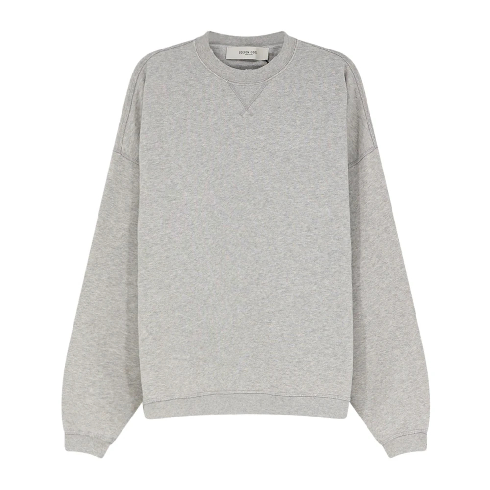 Golden Goose Unisex Grau - Journey Oversize Crewneck Sweatshirt - Sweatshirts & Hoodies - M