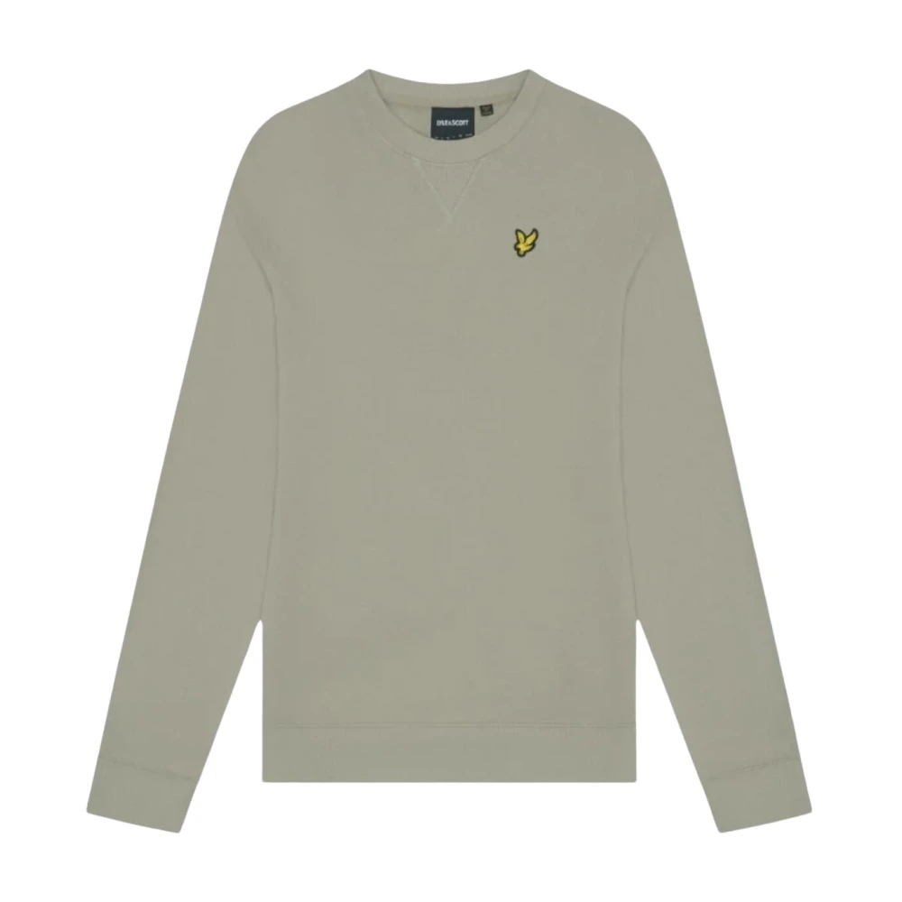 Lyle & Scott - Grüner Rundhalsausschnitt Pullover - Sweatshirts & Hoodies - Herren - Grün - L - Bild 5