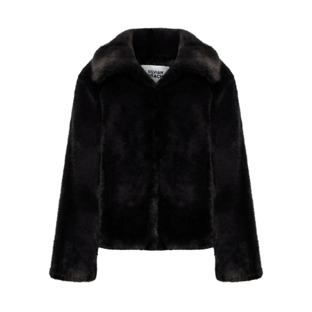 Silvian Heach Damen Braun - Faux Fur Shearling Jackets - Jackets - S