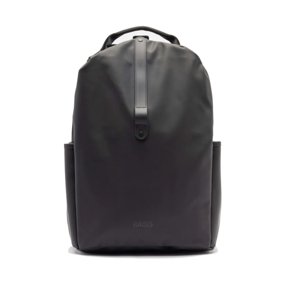 Rains Unisex Schwarz Clip Front Backpack 16″ | Everyday | | One Size - Bild 5