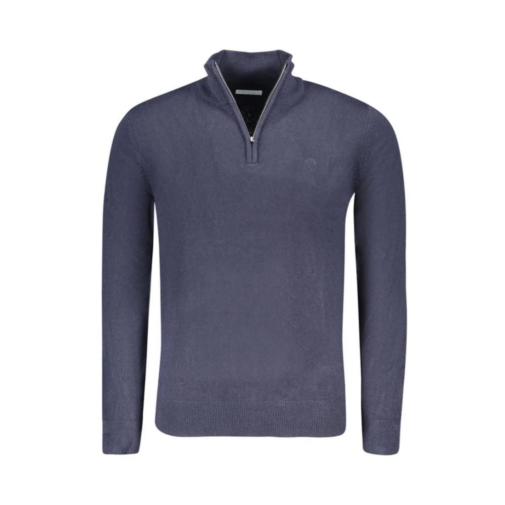 North Sails, Herren, Pullover, Blue Acrylic Men Sweater, Blau, (S) - Bild 6