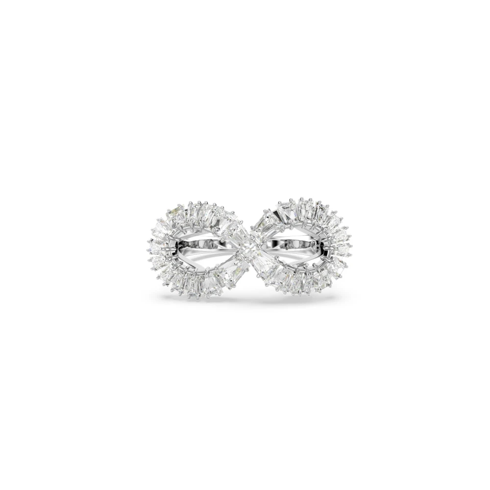 Swarovski Hyperbola Cocktailring, Unendlichkeit, Rhodiniert Weiß Größe 52 - Image 3