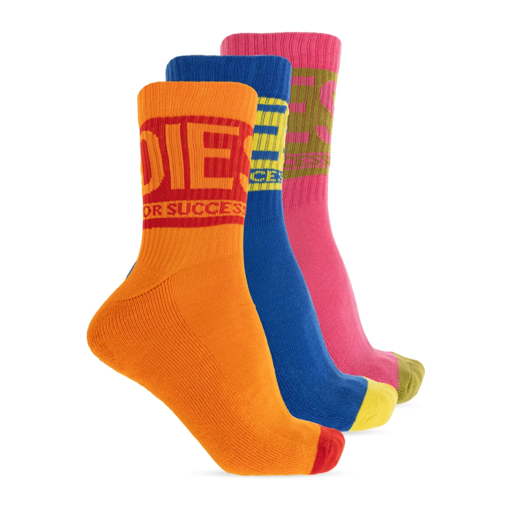 Diesel Herren Blau - Skm-Ray-Threepack Dreierpack Socken - Underwear - S