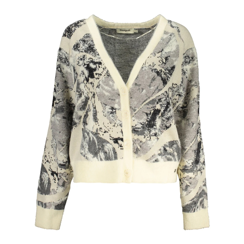 Desigual Damen Weiß Jacquard-Pullover M. C. Lacroix, Xs - Bild 7