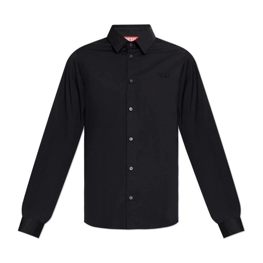 Diesel Herren Schwarz - S-Kinny-Epcl Shirt - Shirts - K - Xs