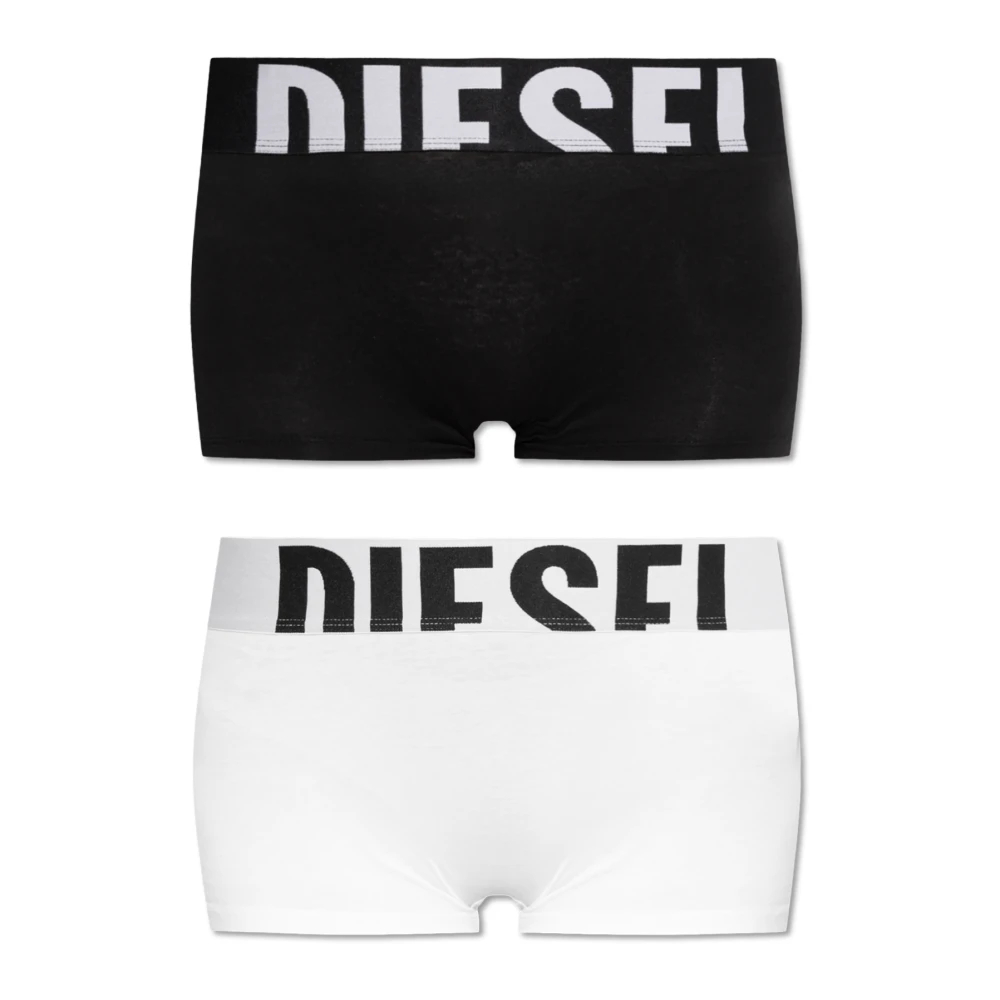 Diesel Damen Schwarz - Zweierpack Boxer Briefs - Underwear - K - M