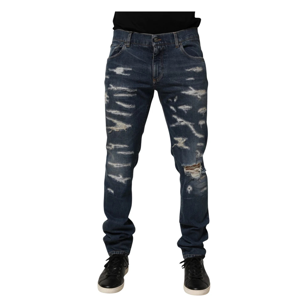Dolce & Gabbana Herren Blau - Skinny Denim Jeans - Jeans - M