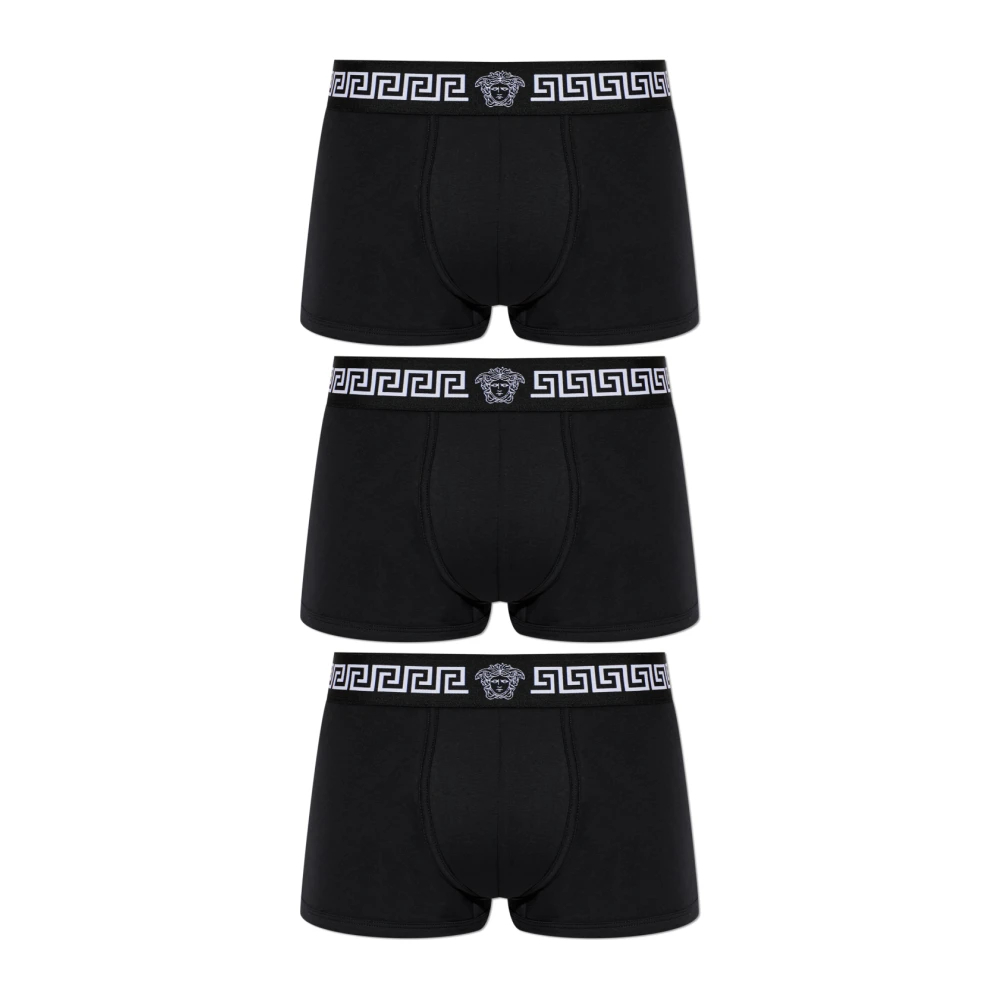 Versace Herren Schwarz - Boxershorts Im Dreierpack - Underwear - K -3Xl
