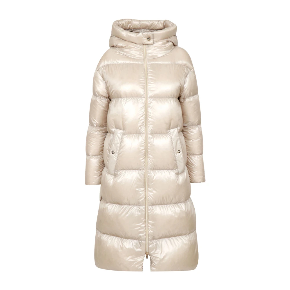 Herno Damen Beige - Parka Aus Ultraleichtem Nylon - Jackets - Xs